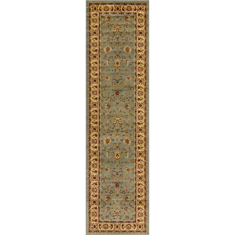 Unique Loom Voyage St. Louis Light Blue 2′ 7 x 10′ 0 Runner Rug 3123569