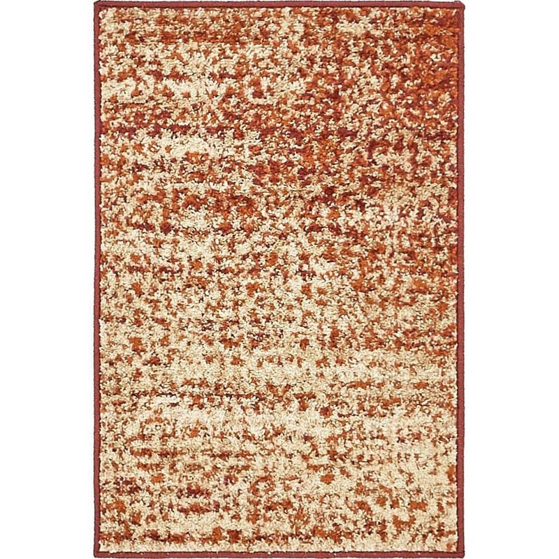 Unique Loom Autumn Traditions Terracotta 2′ 0 x 3′ 0 Area Rug 3138143