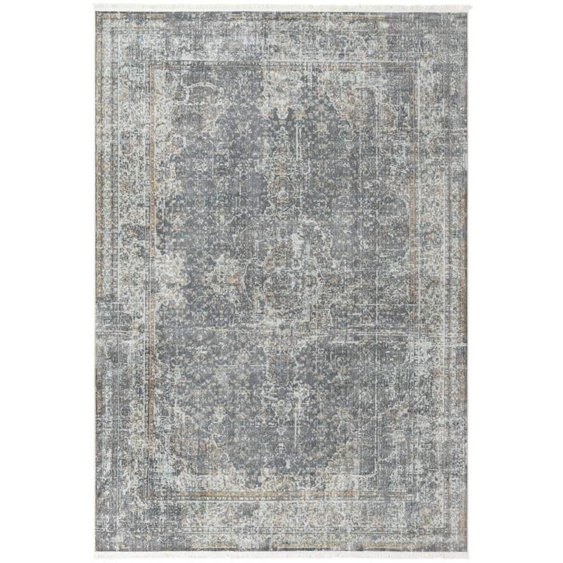 Unique Loom Baracoa La Cabana Fume Gray 7′ 0 x 10′ 0 Area Rug 3184191