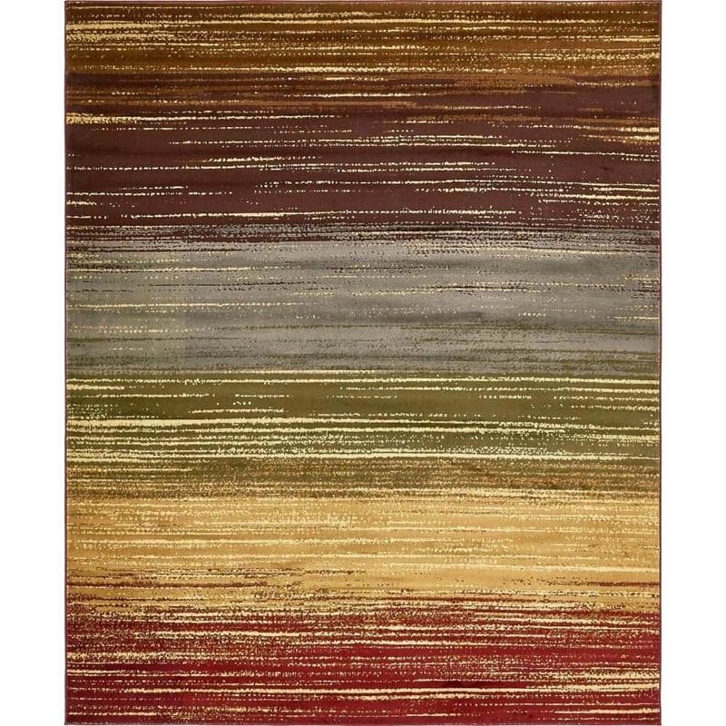 Unique Loom Barista Mundo Nova Beige 8′ 0 x 10′ 0 Area Rug 3137927