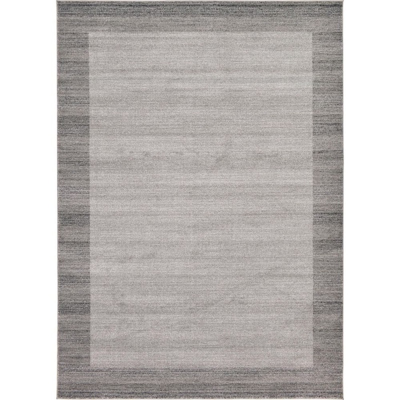 Unique Loom Del Mar Abigail Light Gray 8′ 0 x 11′ 0 Area Rug 3130937