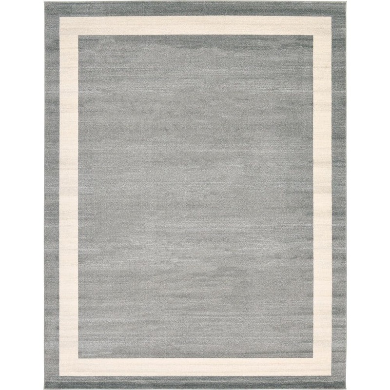 Unique Loom Del Mar Maria Gray 10′ 0 x 13′ 0 Area Rug 3127332