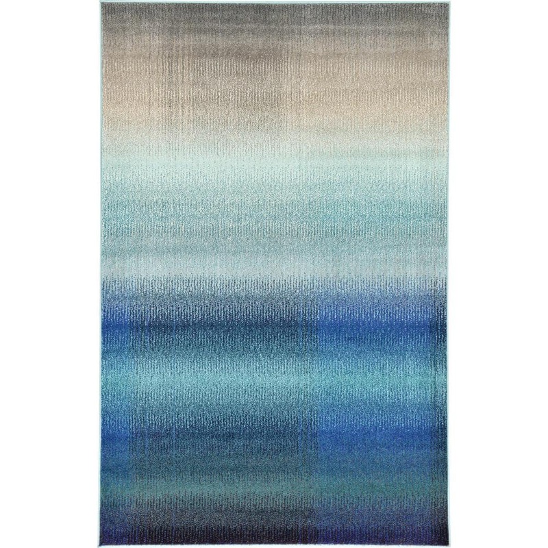 Unique Loom Estrella Azura Blue 5′ 0 x 8′ 0 Area Rug 3119624
