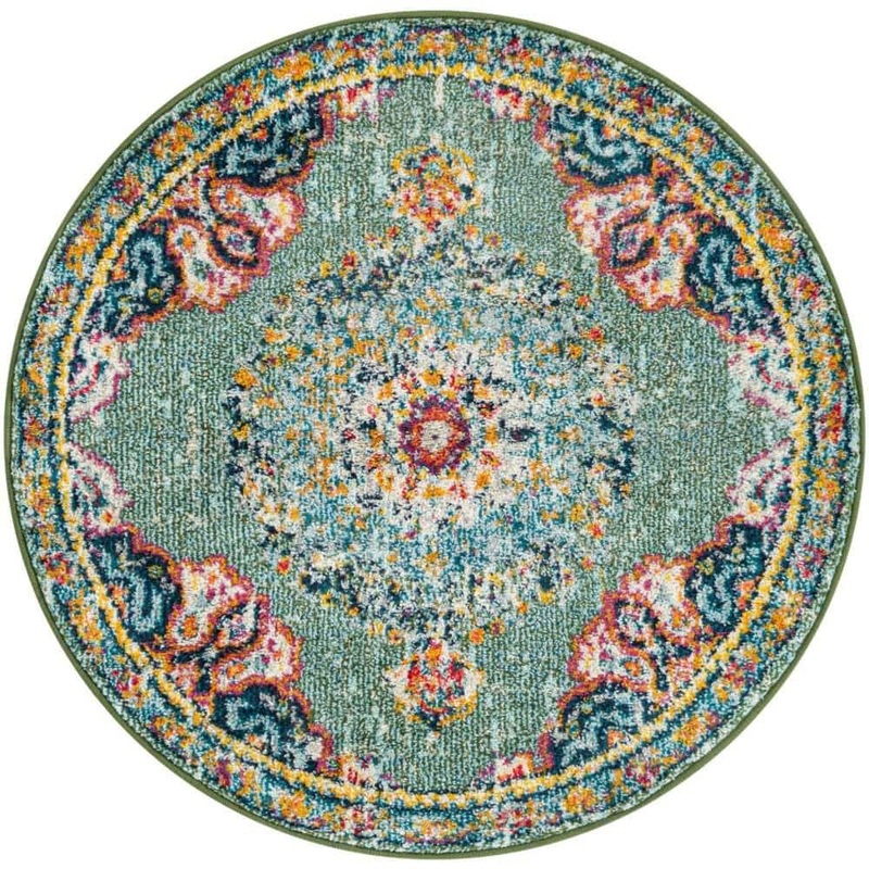 Unique Loom Penrose Alexis Green 3′ 3 x 3′ 3 Area Rug 3185236