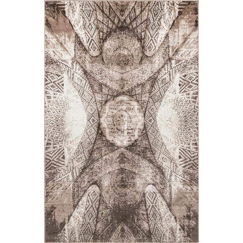 Unique Loom Sofia Albert Brown 5′ 0 x 8′ 0 Area Rug 3137736