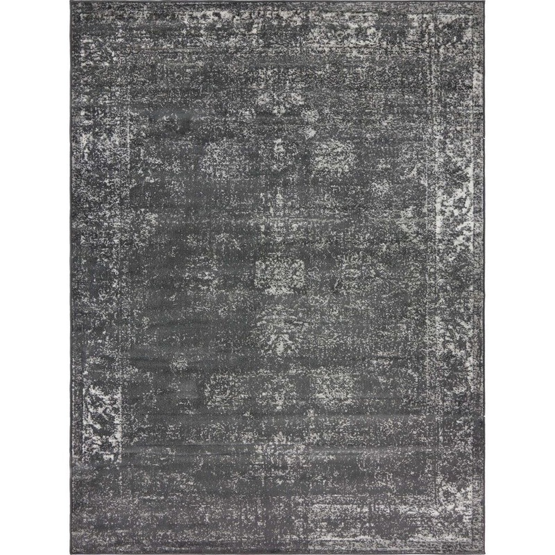 Unique Loom Sofia Casino Dark Gray 9′ 0 x 12′ 0 Area Rug 3134053