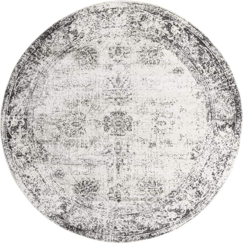Unique Loom Sofia Casino Gray 12 ft. 4 in. x 12 ft. 4 in. Area Rug 3151822