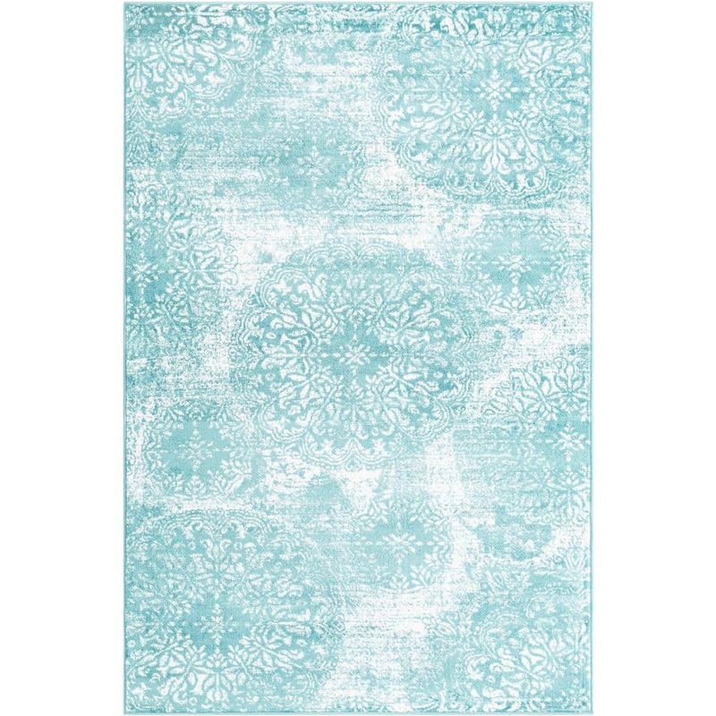 Unique Loom Sofia Grand Turquoise 5′ 0 x 8′ 0 Area Rug 3138688