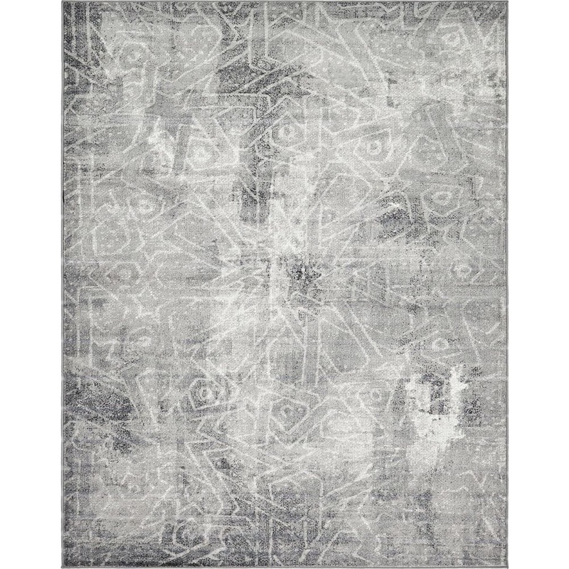 Unique Loom Sofia Rainier Dark Gray 9′ 0 x 12′ 0 Area Rug 3137781