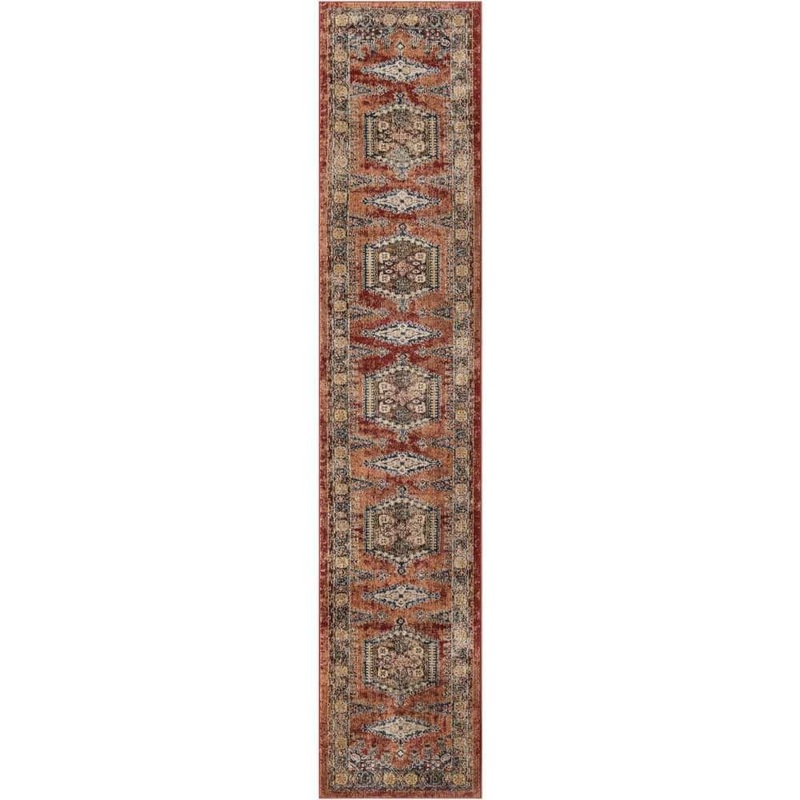 Unique Loom Utopia Larissa Terracotta 2′ 7 x 13′ 1 Area Rug 3187546