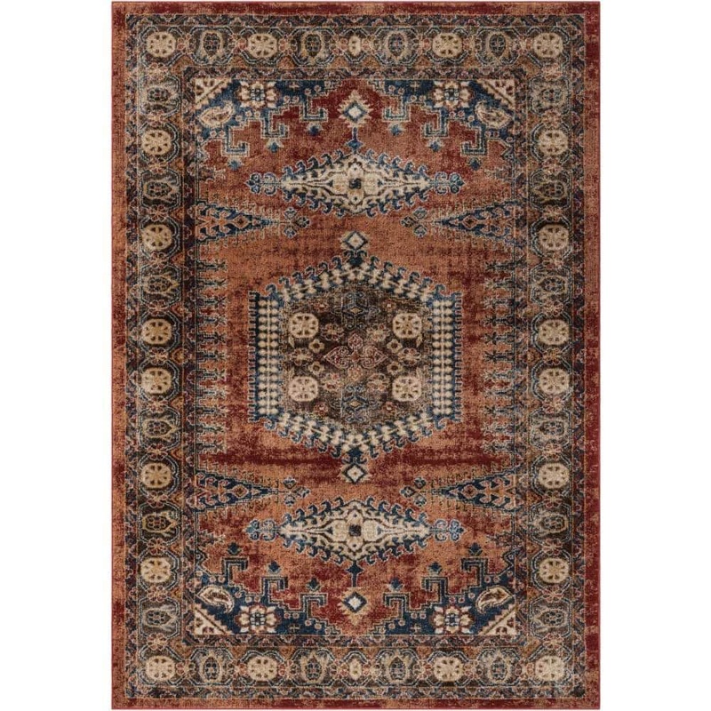 Unique Loom Utopia Larissa Terracotta 6′ 1 x 9′ 0 Area Rug 3187553