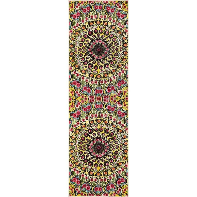 Unique Loom Vita O’ Keefe Multi 2′ 0 x 6′ 7 Runner Rug 3139977