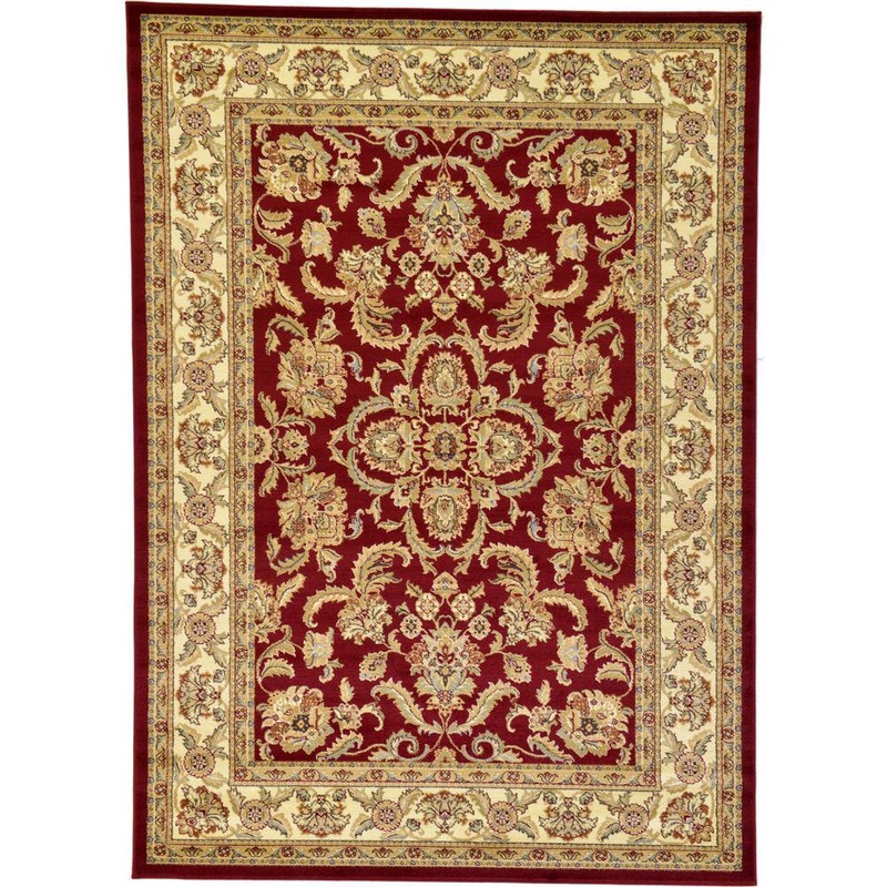 Unique Loom Voyage Reddington Red 7′ 0 x 10′ 0 Area Rug 3118178