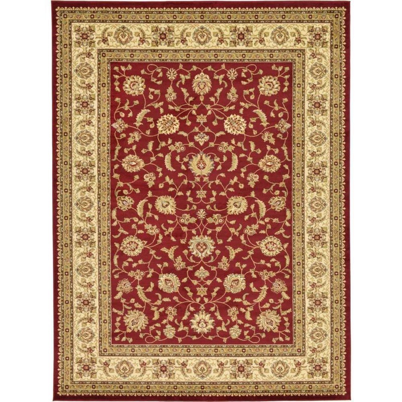 Unique Loom Voyage St. Louis Red 9′ 0 x 12′ 0 Area Rug 3123692
