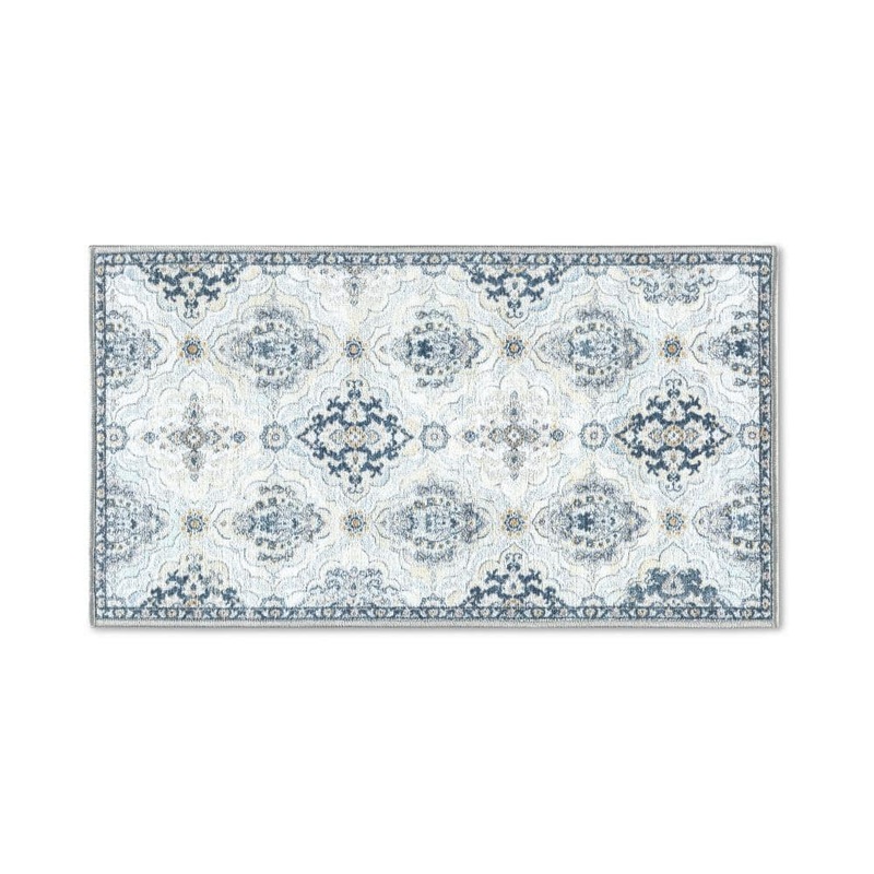 TOWN&COUNTRY LIVING Everyday Avani Cottagecore Medallion Grey 2 ft. x 3 ft. Machine Washable Area Rug 5-134024-451