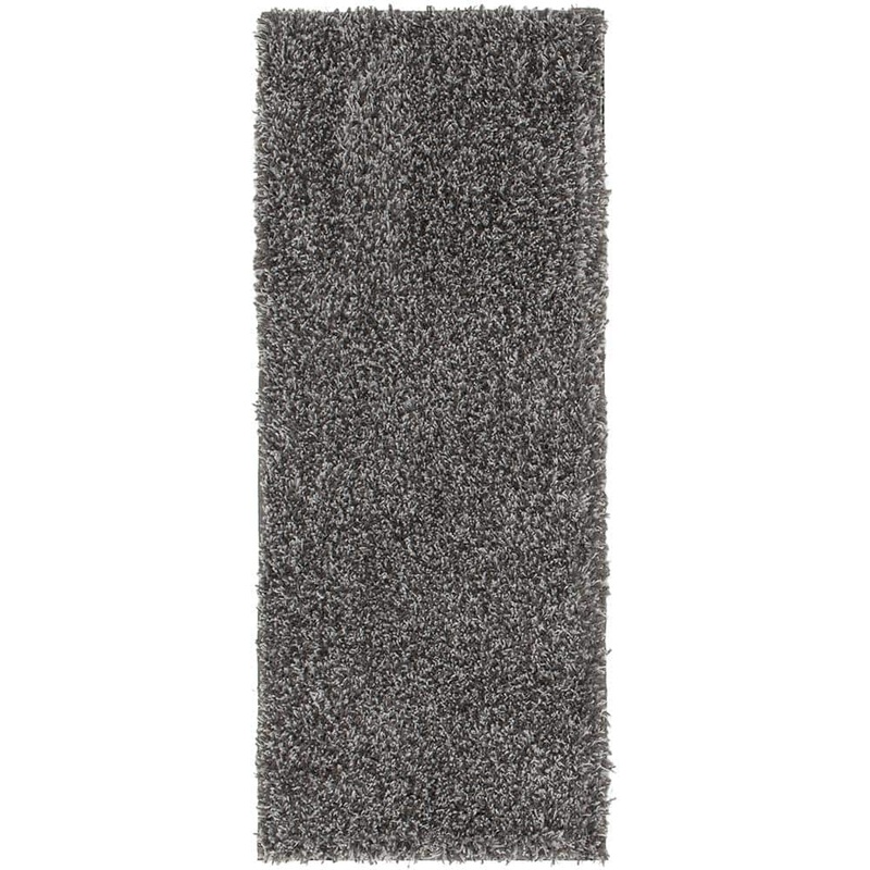 TrafficMaster Dark Grey Shag 2 ft. x 5 ft. Runner Rug GS2460.32HD