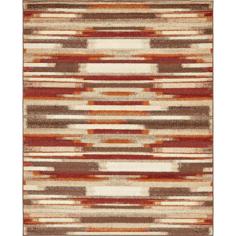 Unique Loom Autumn Wheat Multi 8′ 0 x 10′ 0 Area Rug 3138109