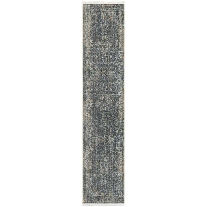 Unique Loom Baracoa La Cabana Fume Gray 2′ 7 x 12′ 0 Area Rug 3184181