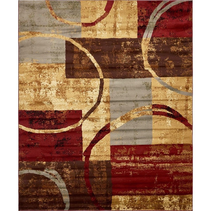 Unique Loom Barista Kouillou Multi 8′ 0 x 10′ 0 Area Rug 3137948