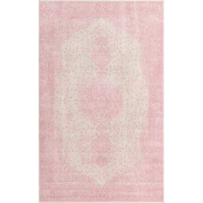 Unique Loom Bromley Midnight Pink 5 ft. x 8 ft. Area Rug 3144224
