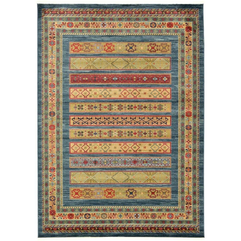 Unique Loom Fars Pasadena Beige 7′ 0 x 10′ 0 Area Rug 3120136