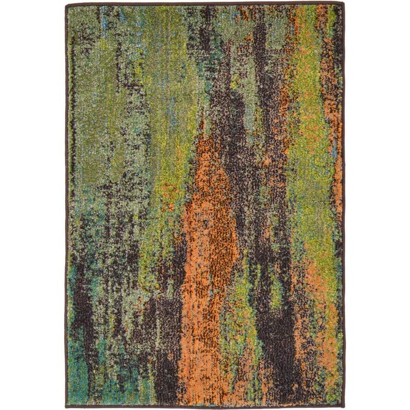 Unique Loom Jardin Lilly Multi 2′ 2 x 3′ 0 Area Rug 3131575