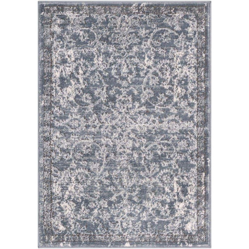 Unique Loom Portland Albany Blue 2 ft. 2 in. x 3 ft. Area Rug 3147412