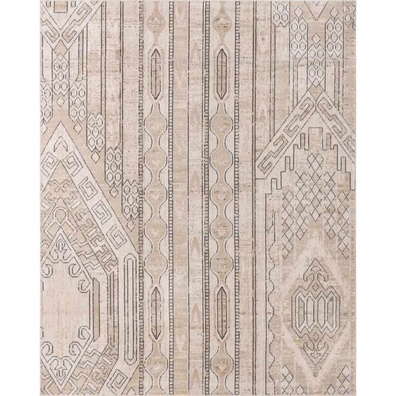 Unique Loom Portland Orford Tan 8 ft. x 10 ft. Area Rug 3147132