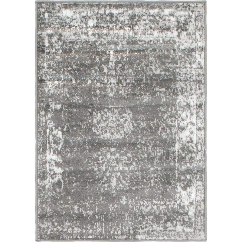 Unique Loom Sofia Casino Dark Gray 2′ 2 x 3′ 0 Area Rug 3141327