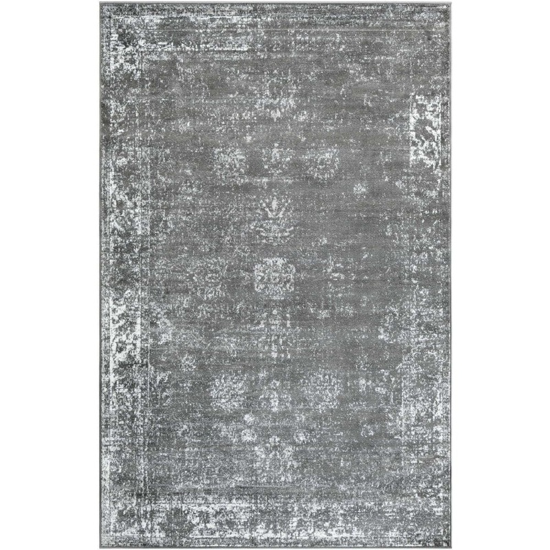 Unique Loom Sofia Casino Dark Gray 5′ 0 x 8′ 0 Area Rug 3134056