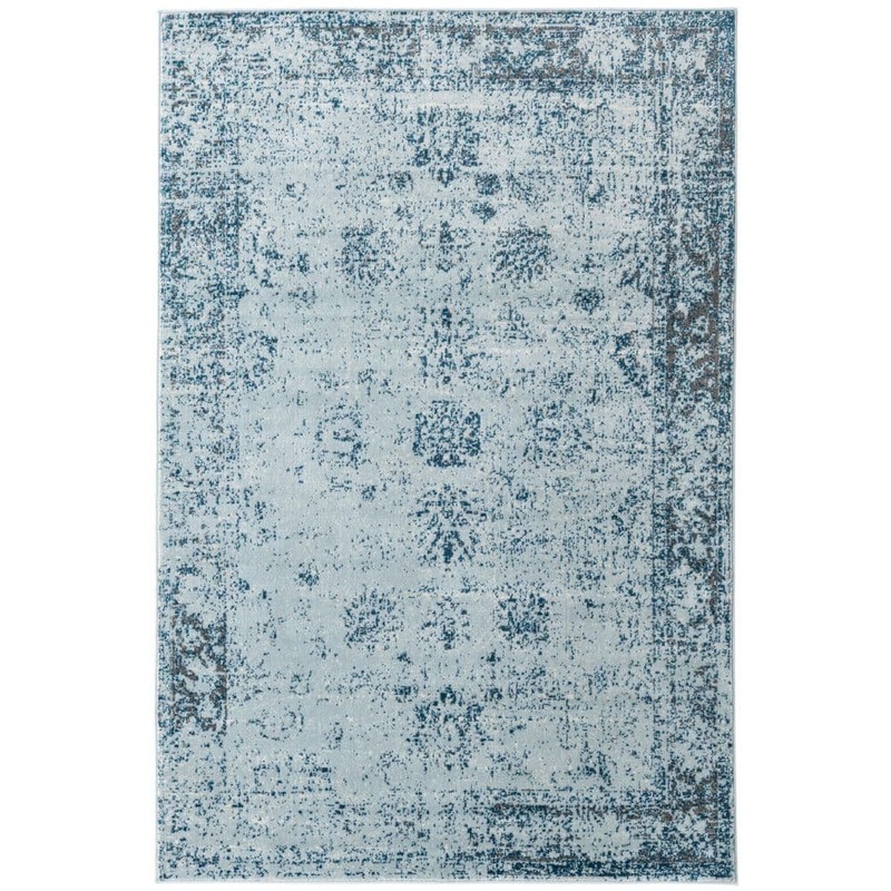 Unique Loom Sofia Casino Light Blue 5′ 0 x 8′ 0 Area Rug 3134068