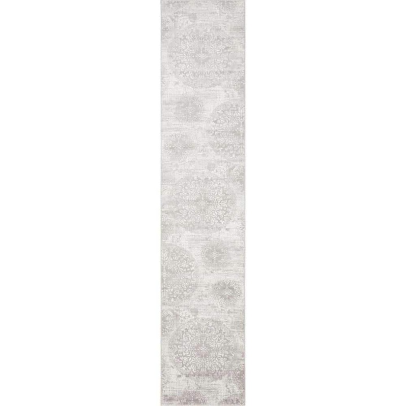 Unique Loom Sofia Grand Light Gray 3′ 3 x 16′ 5 Runner Rug 3141491