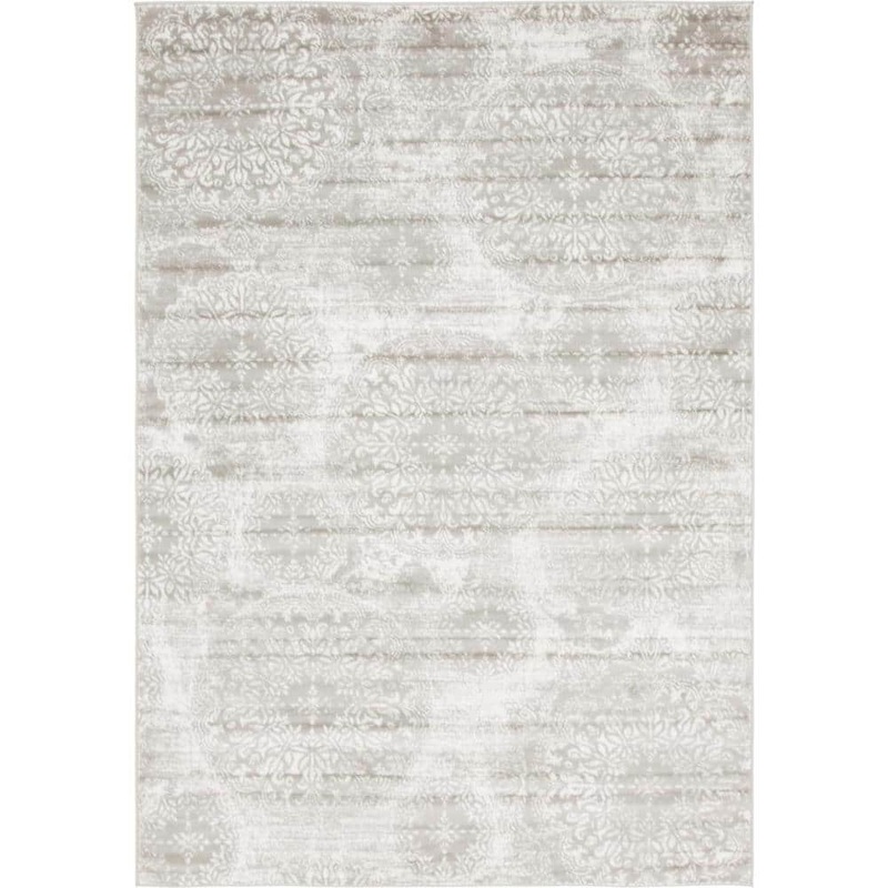 Unique Loom Sofia Grand Light Gray 7′ 0 x 10′ 0 Area Rug 3141484
