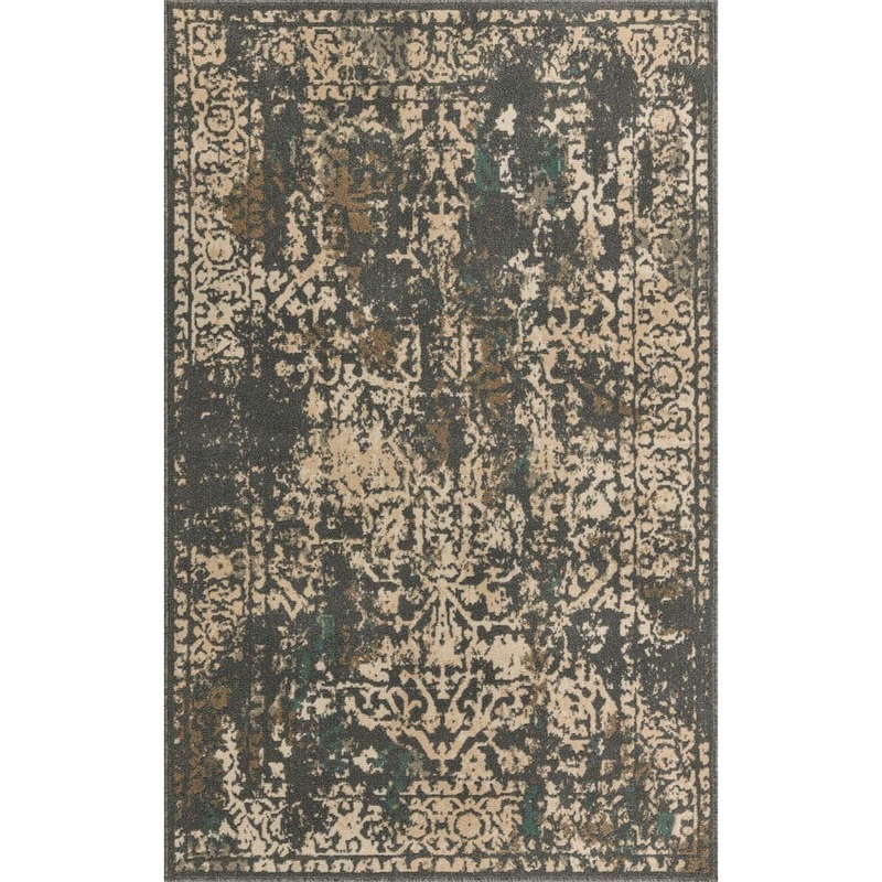 Unique Loom Tuareg Mirage Gray 5′ 0 x 8′ 0 Area Rug 3138724