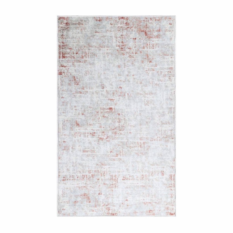 SUPERIOR Acer Rust 7 ft. 6 in. x 9 ft. 6 in. Transitional Abstract Polyester Area Rug 7.5X9.5RUG-ACER-RT