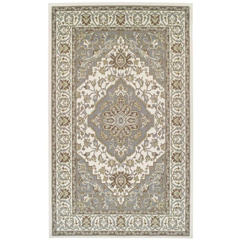 SUPERIOR Glendale Green 8 ft. x 10 ft. Abstract Polypropylene Area Rug 8X10RUG-GLEN-GN