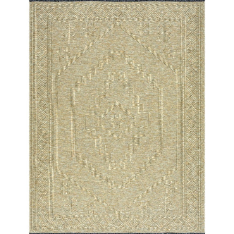 Tayse Rugs Alma Green 5 ft. x 7 ft. Moroccan Machine Washable Indoor Area Rug ALM2465 5×7