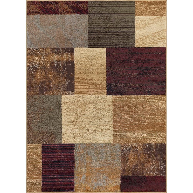 Tayse Rugs Elegance Multi 8 ft. x 10 ft. Contemporary Area Rug ELG5210 8×10