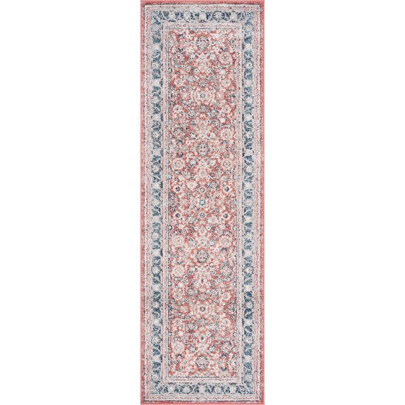 Tayse Rugs Magic Traditional Multi-Colored 2 ft. x 7 ft. Oriental Indoor Runner Rug MGC1200 2×8