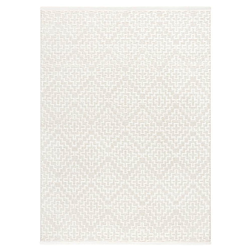 TOWN&COUNTRY LIVING Luxe Tretta Modern Geo Ivory 9 ft. x 12 ft. Area Rug 10-37410-100
