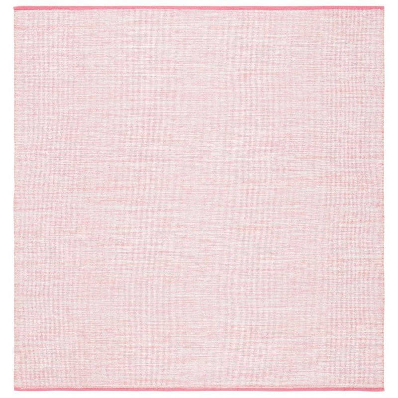 SAFAVIEH Montauk Pink/Fuchsia 6 ft. x 6 ft. Solid Color Square Area Rug MTK250U-6SQ