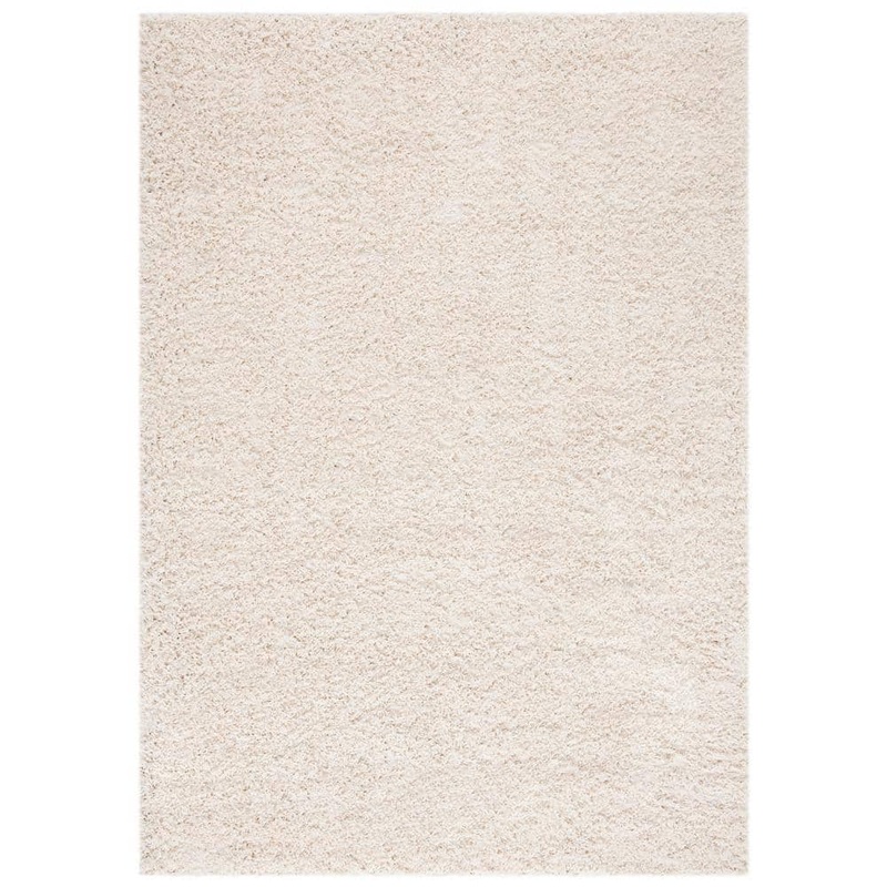 SAFAVIEH Venus Shag Ivory 8 ft. x 10 ft. Solid Area Rug VNS520A-8