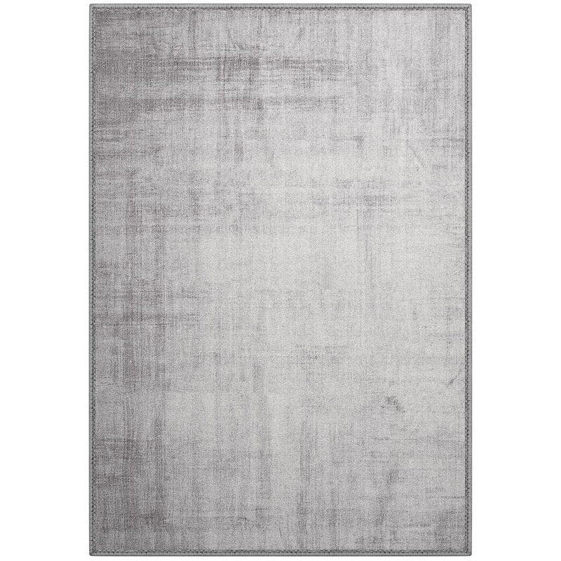 Sorbus Gray 5 ft. x 7 ft. Area Rug Machine Washable Non-Slip Vintage Rug-Low Pile Non-Shedding Area Rugs with Rubber Backing RG-B57