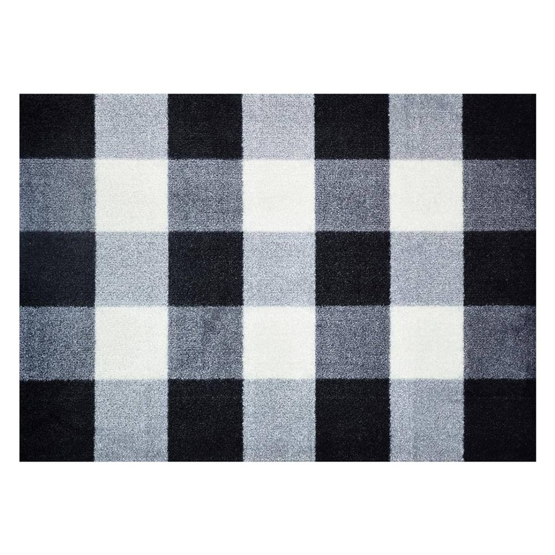 Studio 67 In-Home Washable/Non-Slip Buffalo Check 2 ft. 3 in. x 1 ft. 5 in. Area Rug & Mat S67S61