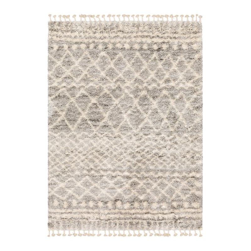 StyleWell Caspian 8 ft. x 10 ft. Gray Moroccan Area Rug 680084