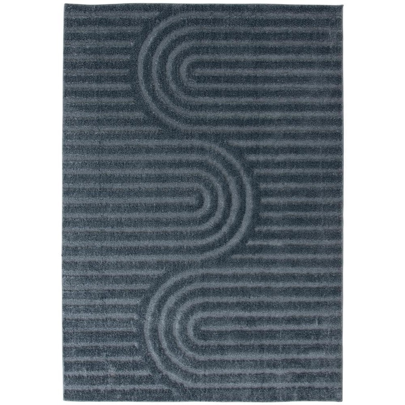 StyleWell Oathil Stone Blue 8 ft. x 10 ft. Geometric Area Rug AT810.249.83HD