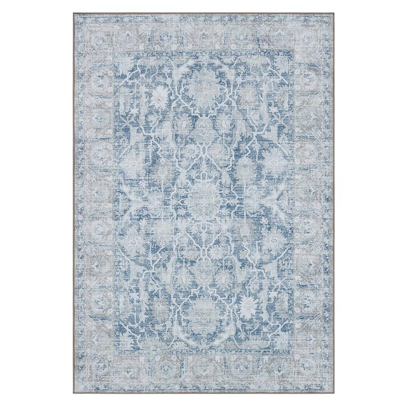 StyleWell Paloma Blue 9 ft. 10 in. x 13 ft. Ornamental Indoor Area Rug 965549