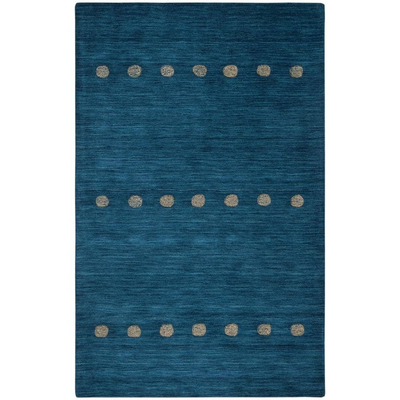 SAFAVIEH Himalaya Blue 5 ft. x 8 ft. Geometric Area Rug HIM590M-5