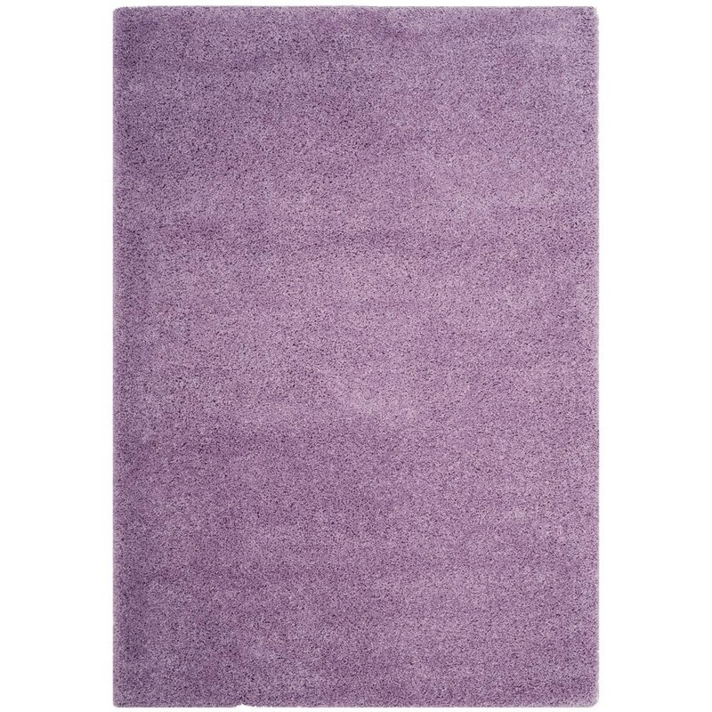 SAFAVIEH Laguna Shag Lilac 8 ft. x 10 ft. Solid Area Rug SGL303N-8