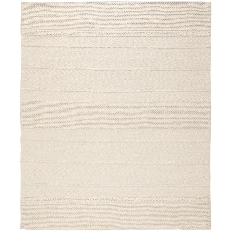 SAFAVIEH Natura Natural 9 ft. x 12 ft. Modern Striped Area Rug NAT215A-9